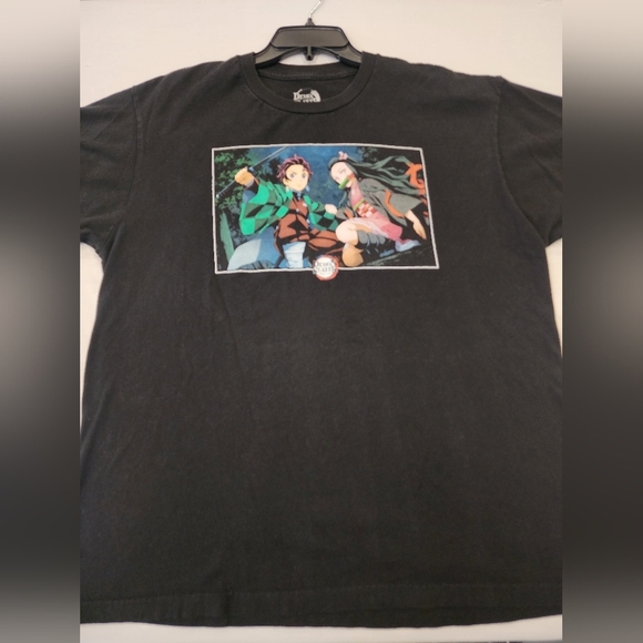 Demon Slayer Men's Black Graphic T-Shirt, sz XL - Picture 8 of 8